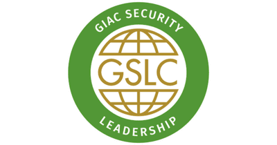 GIAC Security Leadership (GSLC) badge